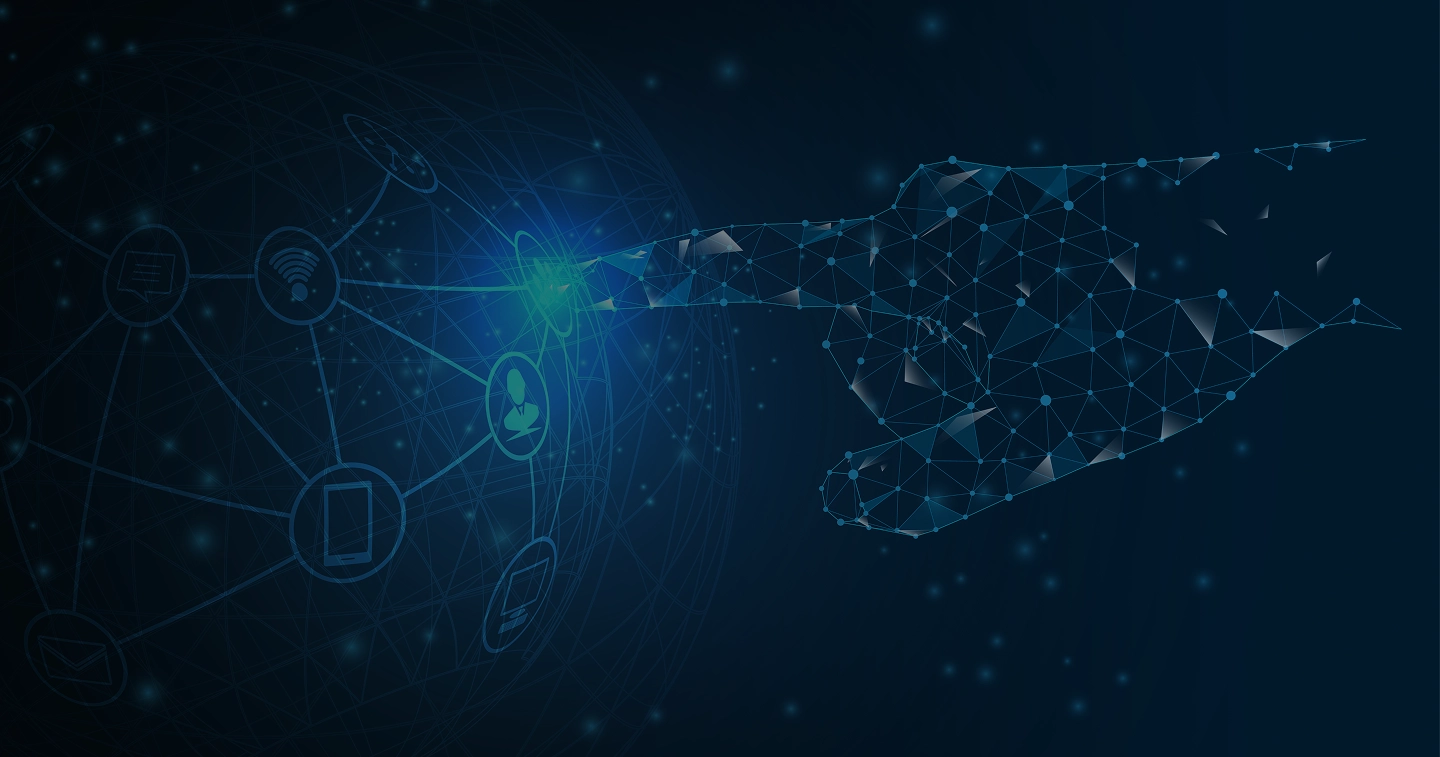 Grafica di sfondo della pagina contatti di EvoVerdex